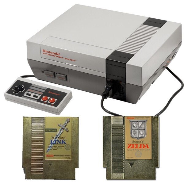 닌텐도 ‘젤다의 전설’ https://www.amazon.com/Nintendo-NES-Legend-Zelda-Bundle/dp/B01M22NSOS