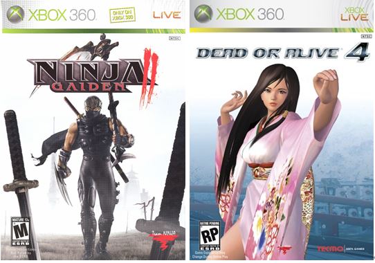 ‘닌자 가이덴’, ‘데드 오어 얼라이브’https://www.amazon.in/Dead-Alive-4-Xbox-360/dp/B0009WPZPE
