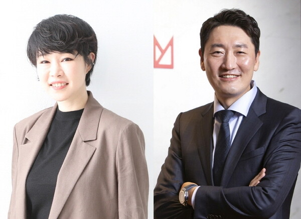 한글과컴퓨터 김연수-변성준 각자 대표. 사진=한글과컴퓨터