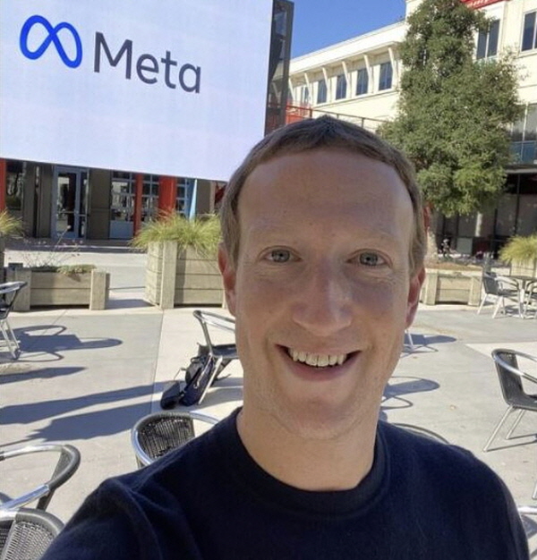 회사명을 '메타(META)'로 바꾼 페이스북. 사진=마크 저커버그 페이스북