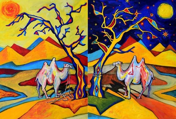 'NFT BUSAN 2021' 옥션 행사에 출품한 윤송아 작가의 작품 '낙타의 꿈'