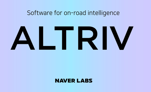 [이미지] 네이버랩스가 자체 개발한 자율주행 소프트웨어 ALTRIV