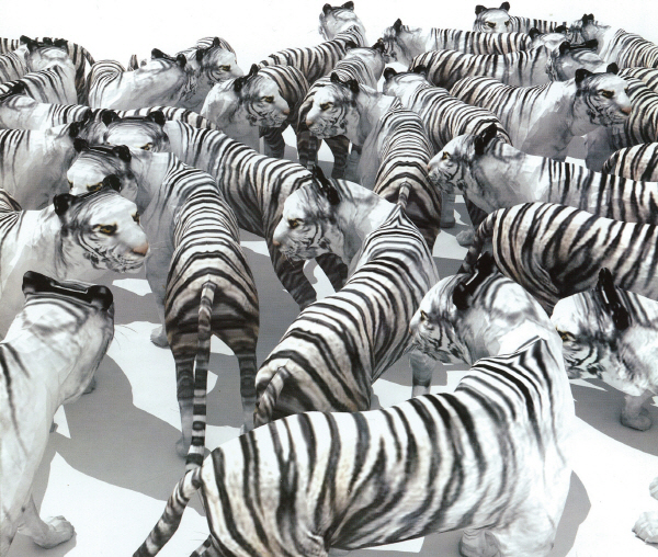 지학사 고등학교 미술 교과서에 수록된 정영훈 작가의 작품.