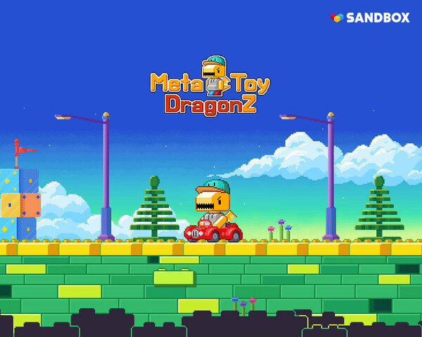 샌드박스네트워크의 제너레이티브 픽셀아트 기반 PFP NFT ‘메타 토이 드래곤즈’ (샌드박스네트워크 제공)