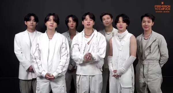 방탄소년단 유튜브 동영상 캡처.