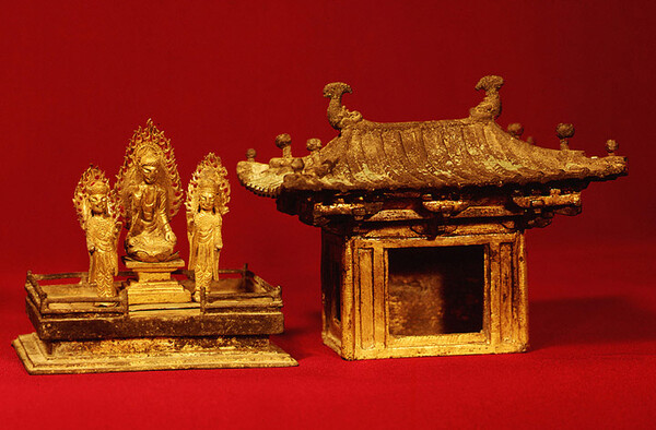 금동삼존불감. 사진=문화재청 홈페이지