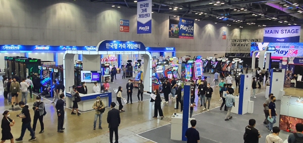 한국형 가족게임센터 부스. 사진=박명기 