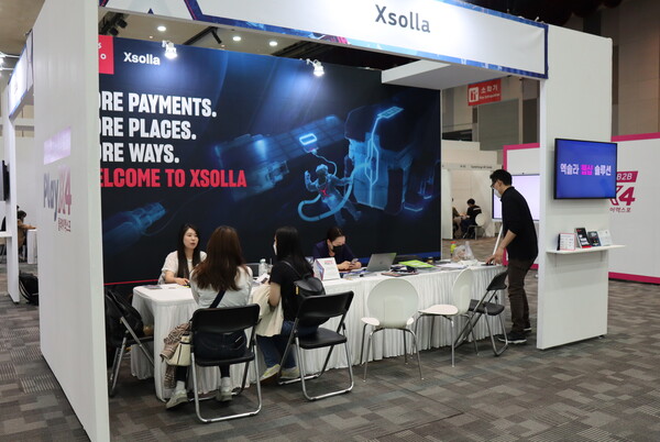 PlayX4의 엑솔라 부스. 사진=엑솔라