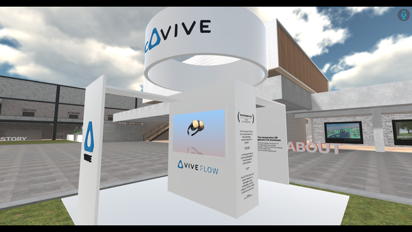 디캐릭 메타월드에 마련된 홍보 부스