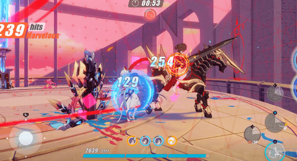 기본 공격 버튼(혹은 필살기 버튼)을 통해 평타를 히트시켜 색상을 얻는 것이 운영 핵심이다.  