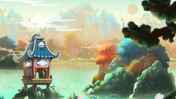 신선이 사는 듯한 느낌이 드는 '청운골'의 BGM이 바로 청운이다. 