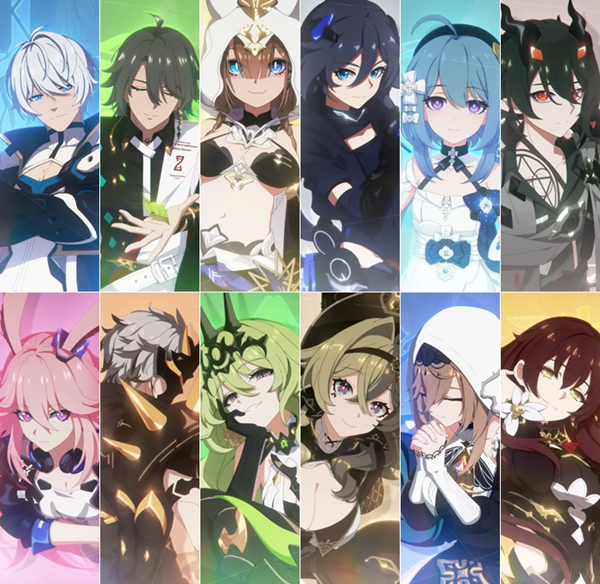 엘리시아를 제외한 13인의 영웅들의 모습