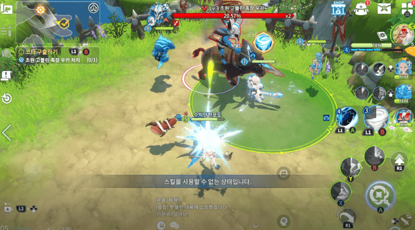 게임패드를 통해 수동 조작도 큰 불편함 없이 즐길 수 있다 