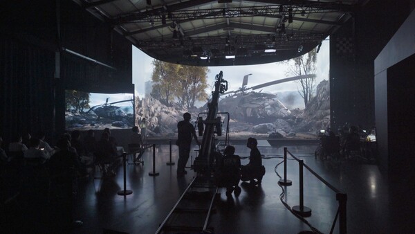 비브스튜디오스 데모데이 버추얼 프로덕션 시연. 사진=비브스튜디오스