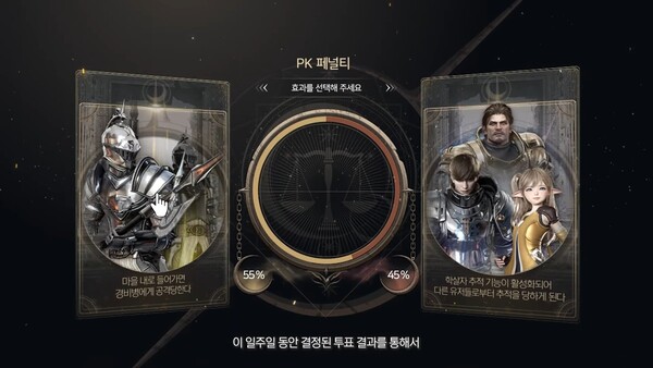 - 투표를 통해 PK 규칙을 결정하는 '조율자의 제단'