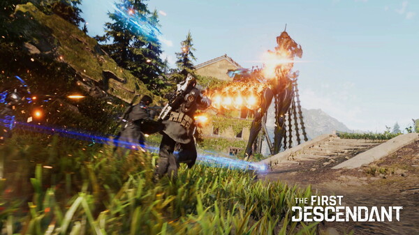 거대 보스를 상대하는 레이드 콘텐츠도 마련되어 있다