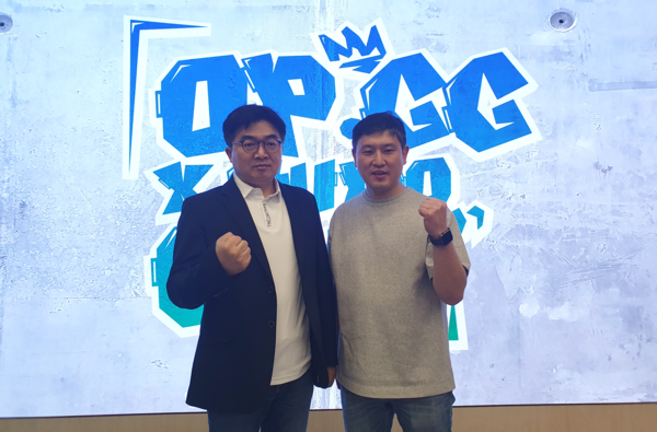 (좌측부터) 남윤승 OGN 대표, 조효협 리드 
