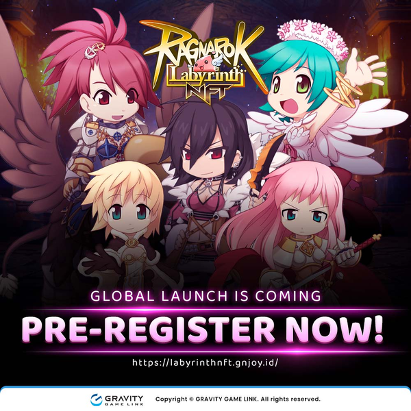 그라비티, ‘라그나로크 라비린스 NFT’ 글로벌 사전예약 게임톡
