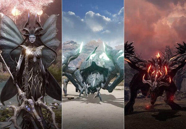 (좌측부터) 루미아, 아라크네스, 인페르도스