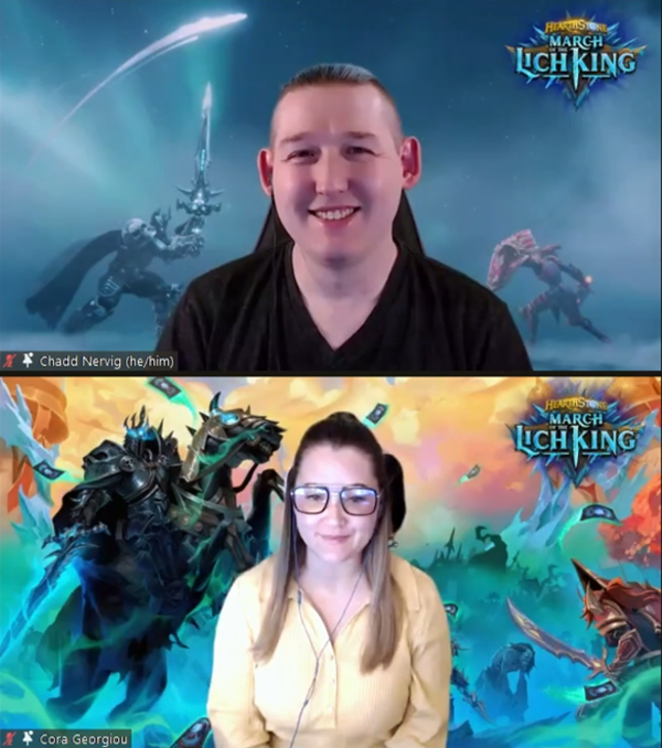 채드 너빅 수석 게임 디자이너(상), 코라 조르지우 선임 게임 디자이너