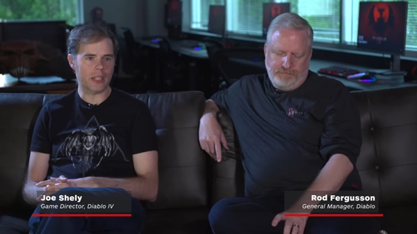 - 조 셸리 디아블로4 디렉터, 로드 퍼거슨 디아블로 프랜차이즈 매니저 [출처: IGN]