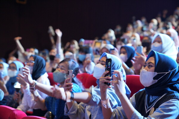 옹성우 콘서트에 환호하는 인도네시아 한류팬들. 사진=진흥원