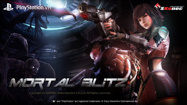 2015년 스코넥이 개발한 VR 1인칭 슈팅 게임 '모탈 블리츠'