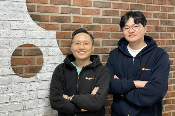 베이글코드 김준영 대표(왼쪽)와 윤일환 대표