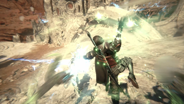 파이널판타지16 주인공의 기술 시전 모습(2)