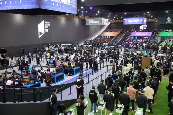 지스타 행사장 전경 