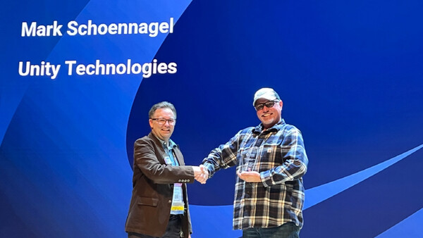 유니트는 현장 투표를 통해 ‘라이브 세션 어워드’ 수상자로 선정됐다. 사진=유니티