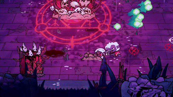 도끼는 LOL 챔피언 나르의 Q스킬을 보는듯한 공격 방식을 가졌다 