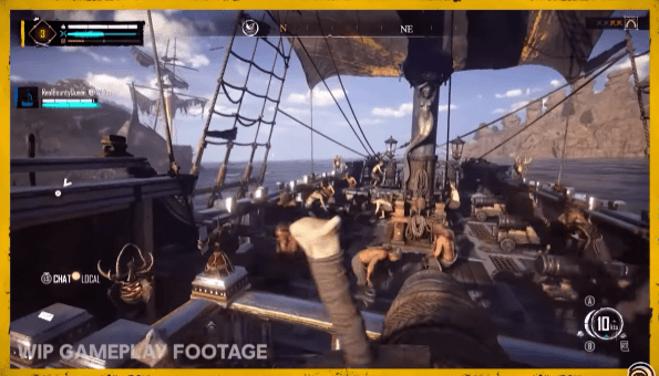 드넓은 바다를 항해하는 모습 