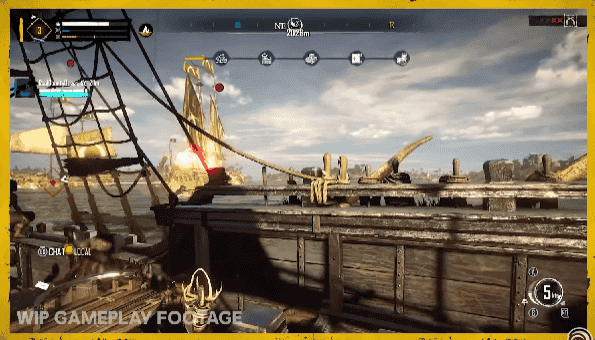 함선 간의 전투 인게임 플레이 모습 - 영상 출처 : 유비소프트