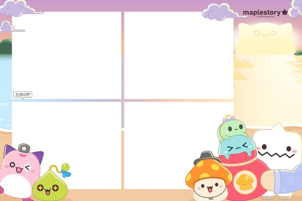 ‘메이플스토리x인생네컷’ 컬래버 프레임