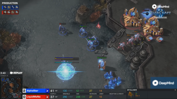 알파스타는 소규모 유닛 교전에서 압도적인 모습을 보였다 