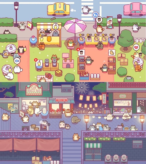 누적 다운로드 1000만 초읽기에 들어간 트리플라의 고양이스낵바