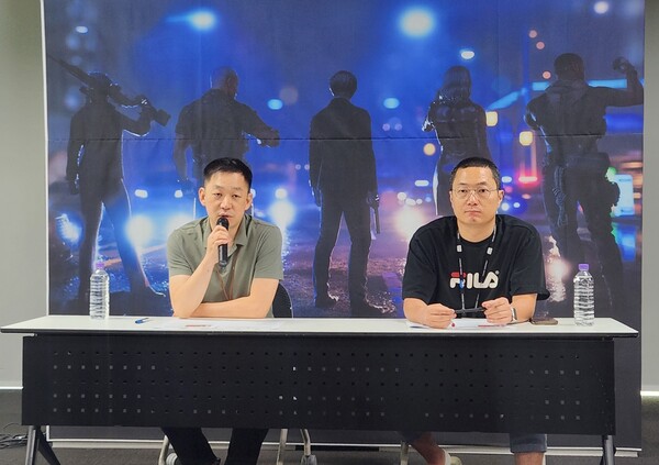 - 김명현 베일드 엑스퍼트 디렉터(좌), 정동일 기획팀장