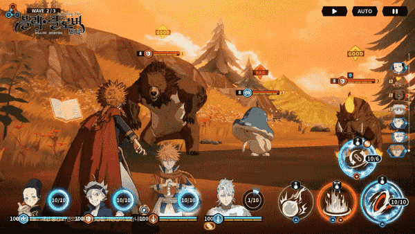 아군과 적이 공방을 주고 받는 턴제 전투로 진행된다