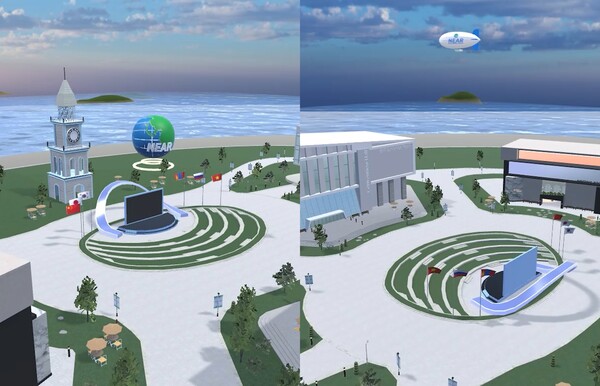 NEAR World 와 NEAR 메타버스 포럼 회의장