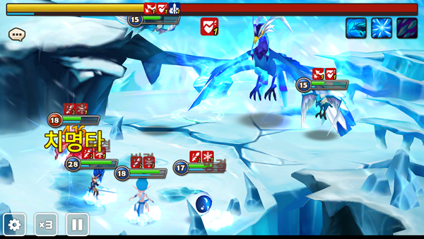 - 서머너즈 워만의 턴제 전투를 볼 수 있었습니다