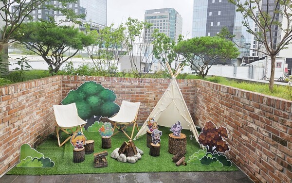 - 야외 포토존도 매우 귀엽지만 비가 내려 이용할 수 없었다