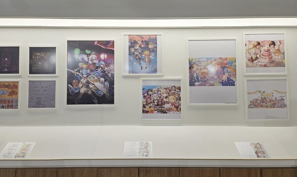 - 4컷 만화 콘티와 일러스트들