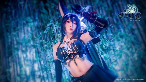 코스튬 플레이어 '아자'가 연출한 라그나돌 요우코족 캐릭터 '이즈나'