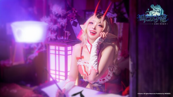 코스튬 플레이어 '댱이'가 연출한 라그나돌 오니족 캐릭터 '이바라키도지'