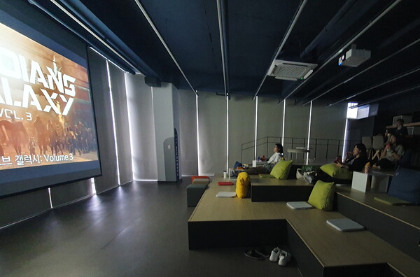 하이텍은 직원들이 7월에는 영화 ‘가디언즈 오브 갤럭시3’를 같이 봤다. 사진=하이텍