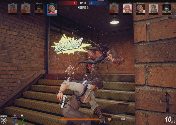 Mr. Ten, 복싱 위빙으로 순식간에 접근해서 롤링펀치로 안면 가격 스크린샷