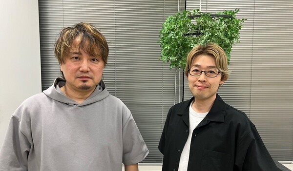- 라그나돌을 개발하는 타니 나오시 그람스 대표(왼쪽)와 카세 케이스케 콘텐츠 개발 책임자