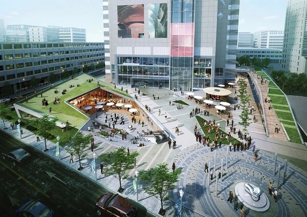 포켓몬 고 시티 사파리 서울의 주요 허브인 현대아울렛 동대문점