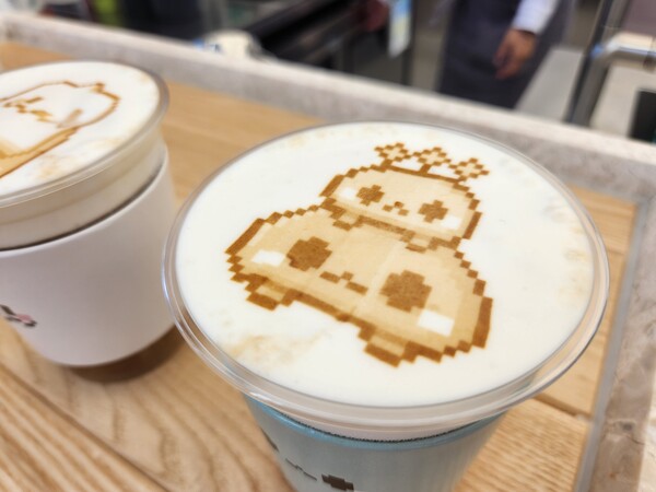 - 귀여서워서 마시기 미안하다 